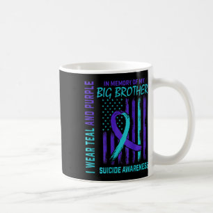 Mug Indicateur turquoise de sensibilisation au suicide