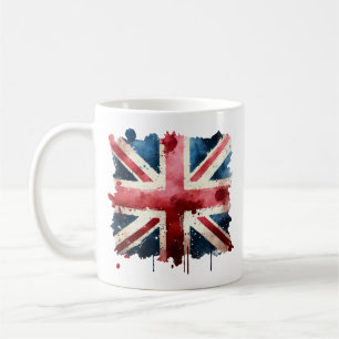 Mug Indicateur Union Jack aquarelle