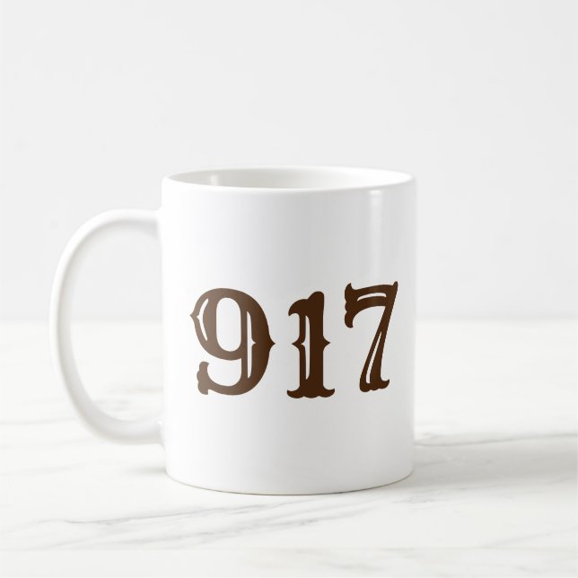 Mug Indicatif régional 917 (New York) (Gauche)