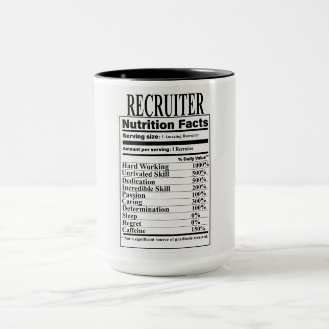 Mug Indices nutritionnels du recruteur (Centre)