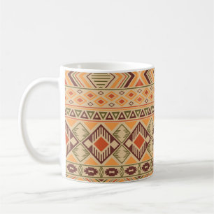 Mug Indien péruvien : Tribal Geometry Seamless