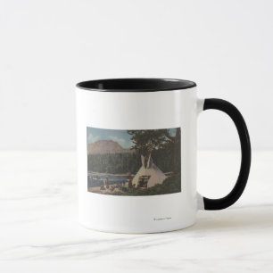 Mug Indiens du nord-ouest - la terre du bleu de ciel