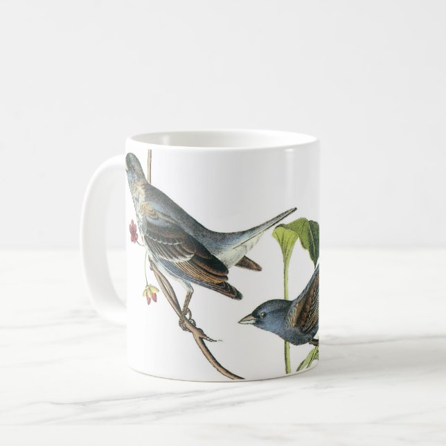 Mug Indigo Bunting par Audubon (Devant gauche)