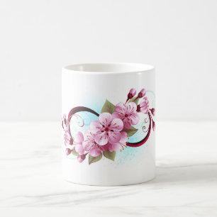Mug Infinité avec les fleurs Sakura