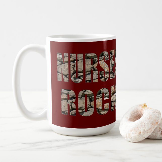 MUG INFIRMIER ROCK (Avec donut)