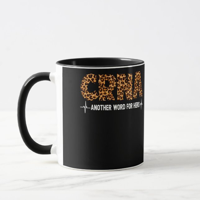 Mug Infirmière anesthésiste certifiée CRNA (Gauche)