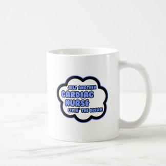 Mug Infirmière cardiaque .. Vivre le rêve