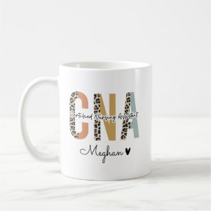 Mug Infirmière certifiée Leopard AIIC Infirmière Cadea