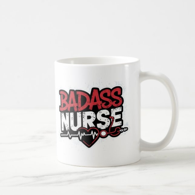Mug Infirmière de Badass (Droite)