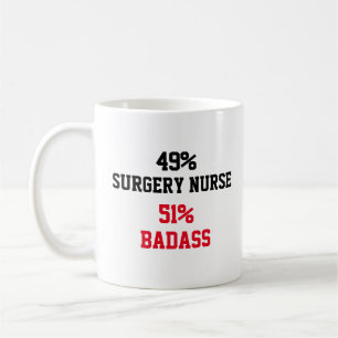 Mug Infirmière de chirurgie Badass
