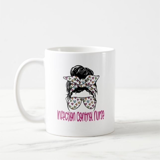 Mug Infirmière de contrôle de l'infection Cadeau (Gauche)