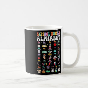 Mug Infirmière de l'école maternelle Groovy Cute Abc A