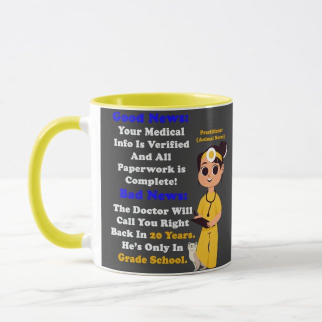 Mug Infirmière de l'enfant (Gauche)