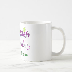 Mug Infirmière de poste de nuit PAS POUR des POULES
