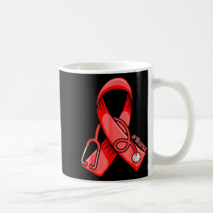 Mug Infirmière de sensibilisation à la maladie cardiaq