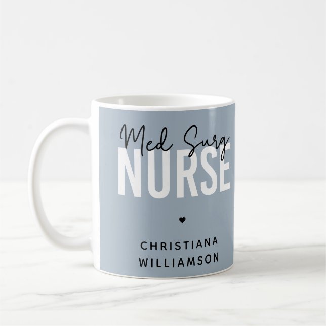 Mug Infirmière de surg sur mesure | Infirmière Médical (Gauche)