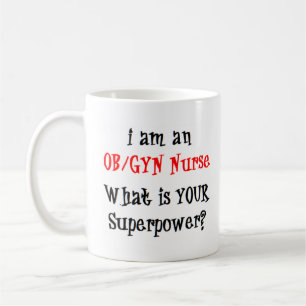 Mug infirmière de travail/gyn