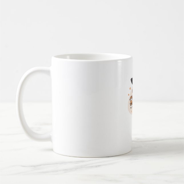 Mug Infirmière d'Halloween avec café portant des sorci (Gauche)
