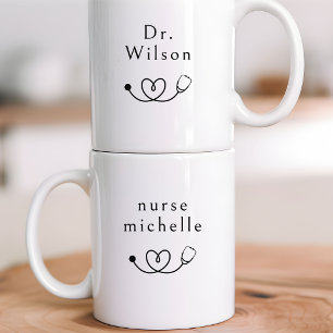 Mug Infirmière Docteur Travailleur de la santé minim