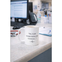 Mug Infirmière Drôle “Je l'ai vu sur Google” Nom p