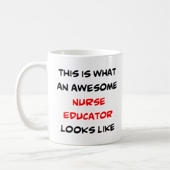 Mug infirmière éducatrice, génial (Gauche)