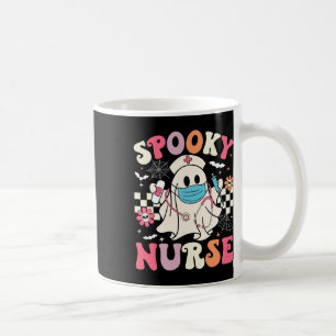 Mug Infirmière éffrayante Fantôme Halloween mignonne I