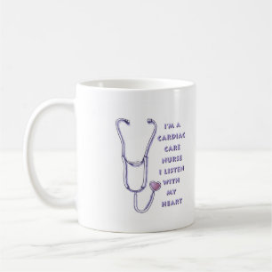 Mug Infirmière en soins cardiaques du cœur