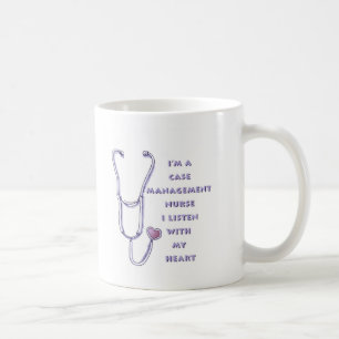 Mug Infirmière gestionnaire de cas de cœur