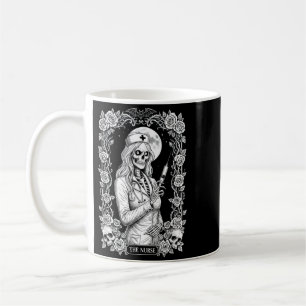 Mug Infirmière gothique squelette sombre médical Hallo