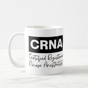 Mug Infirmière inscrite certifiée Anesthetist CRNA