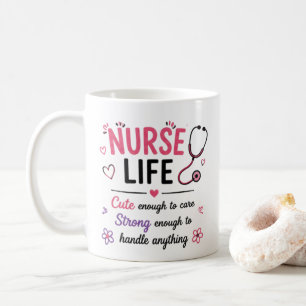 Mug Infirmière Mignonne Cadeau de Vie d'Infirmière