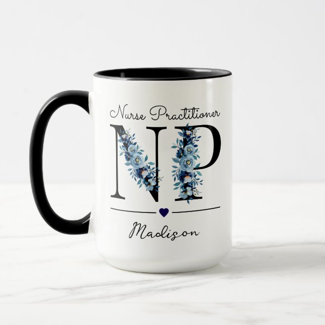 Mug Infirmière Praticien Personnalisé, Cadeau Pour Inf (Gauche)