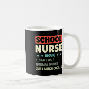 Mug Infirmière Scolaire Amusante Définition Byck À L'é