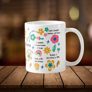 Mug Infirmière super Florale Retro RN Graduation Cadea