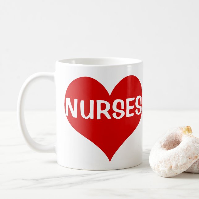 Mug Infirmières amoureuses (Avec donut)