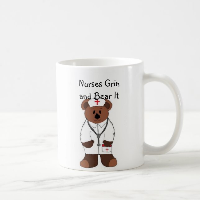 Mug Infirmières Grin and Bear It (Droite)