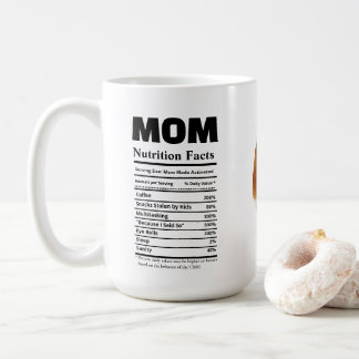 Mug Informations Nutritionnelles Amusantes pour Maman