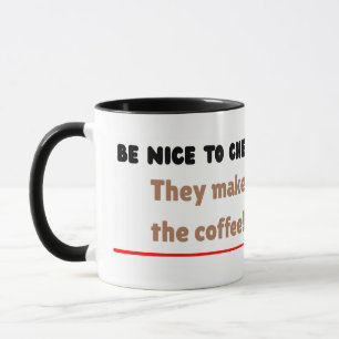 Mug Ingénieur chimiste drôle — Soyez gentil avec les C