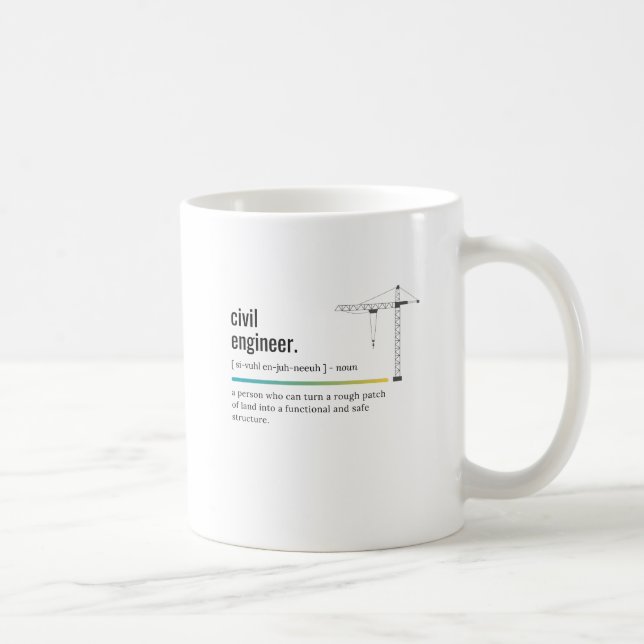 Mug Ingénieur civil (Droite)