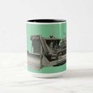 Mug INGÉNIEUR D'EXPLOITATION vintage BULLDOZER PERSONN