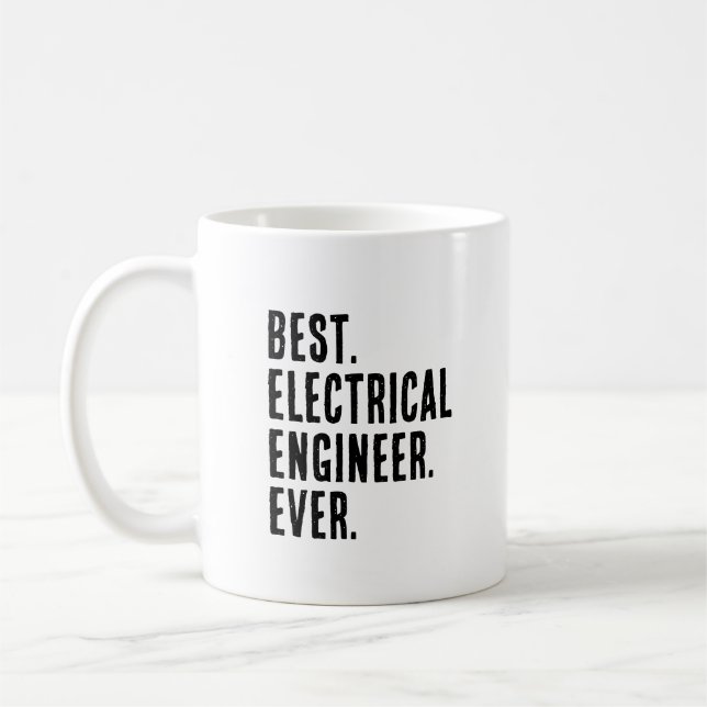 Mug Ingénieur électrique drôle (Gauche)