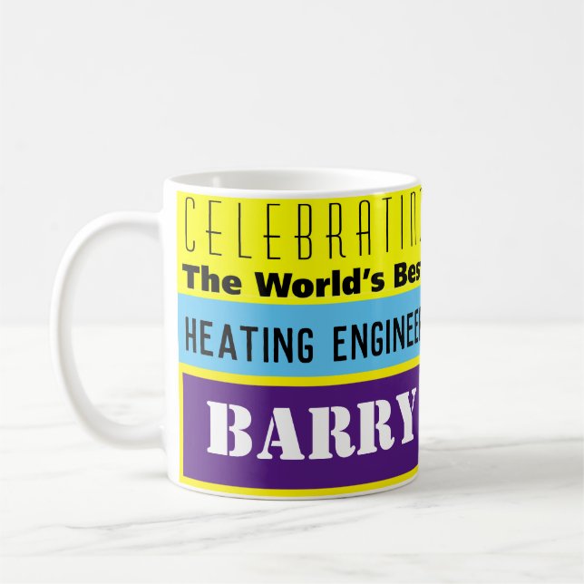 Mug Ingénieur en plomberie ou chauffage (Gauche)