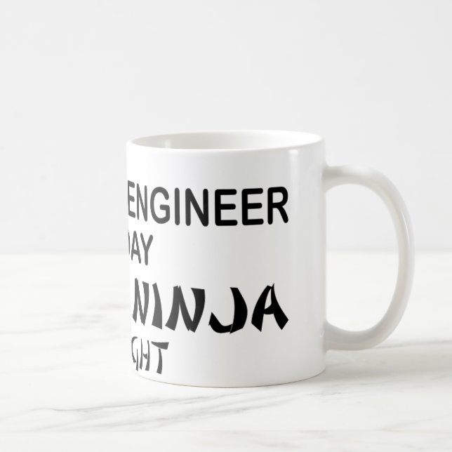 Mug Ingénieur informaticien Ninja mortel (Droite)