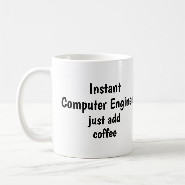 Mug Ingénieur informatique instantané Ajouter un devis (Gauche)