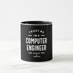 Mug Ingénieur informatique Travail Titre du travail Ca
