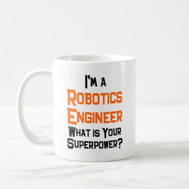 Mug ingénieur robotique (Gauche)