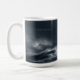 Mug Ininterrompu - Citation esthétique d'océan tempétu