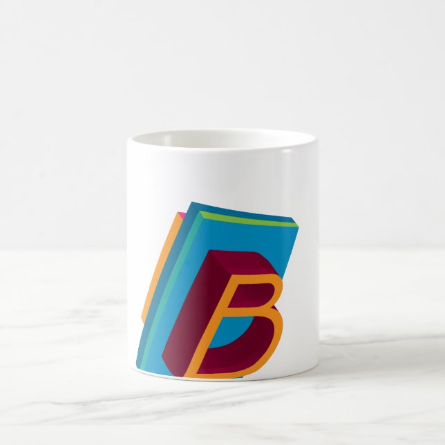 Mug Initiale B (Centre)
