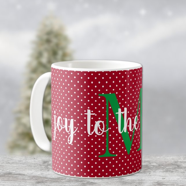 Mug Initiale, Joie au Monde, Points Suisses, 11oz (Créateur téléchargé)