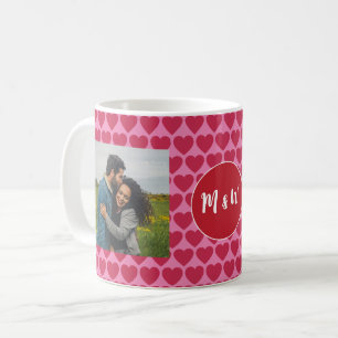 Mug Initiales Personnalisées Je T'Aime 2-Photo